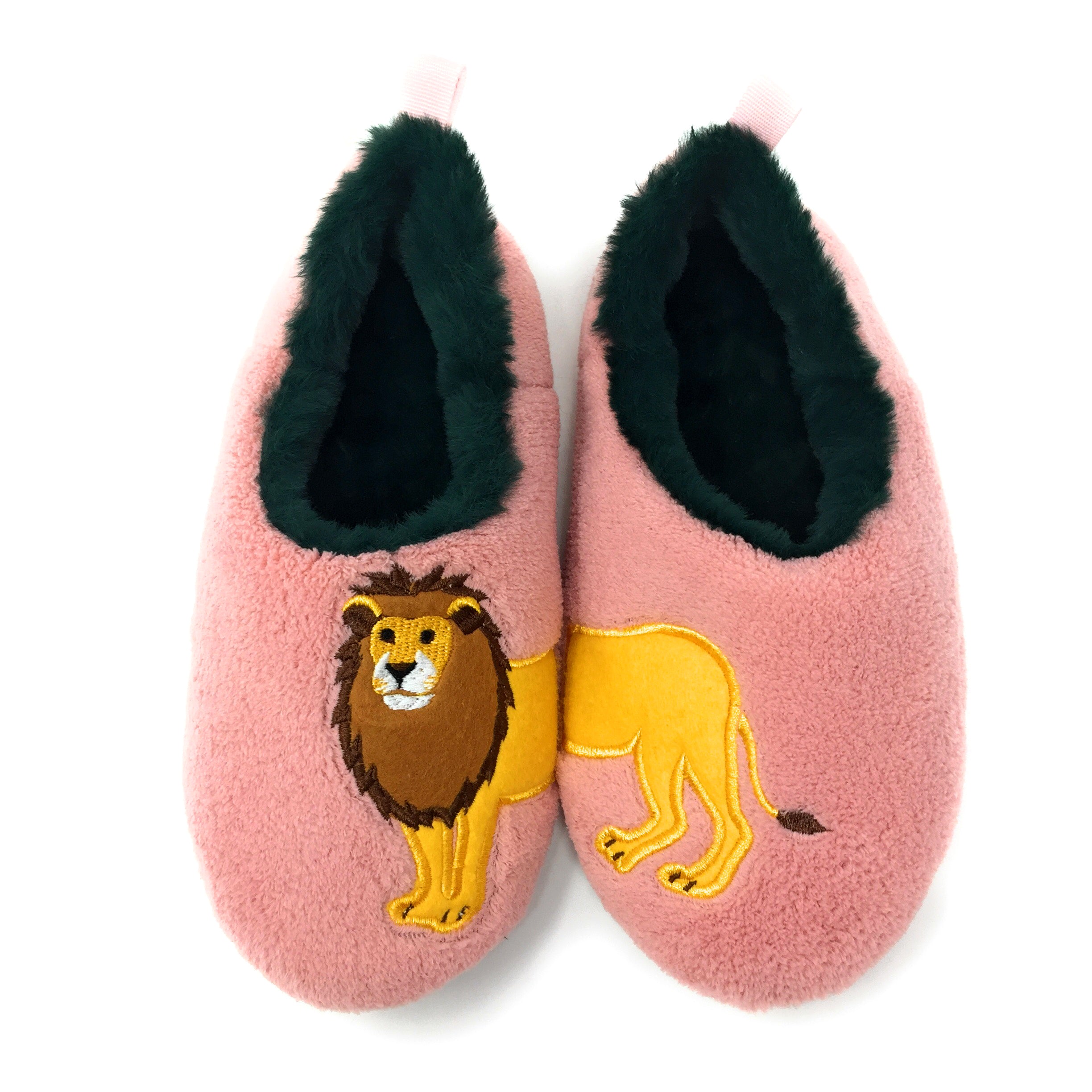 Kids store lion slippers