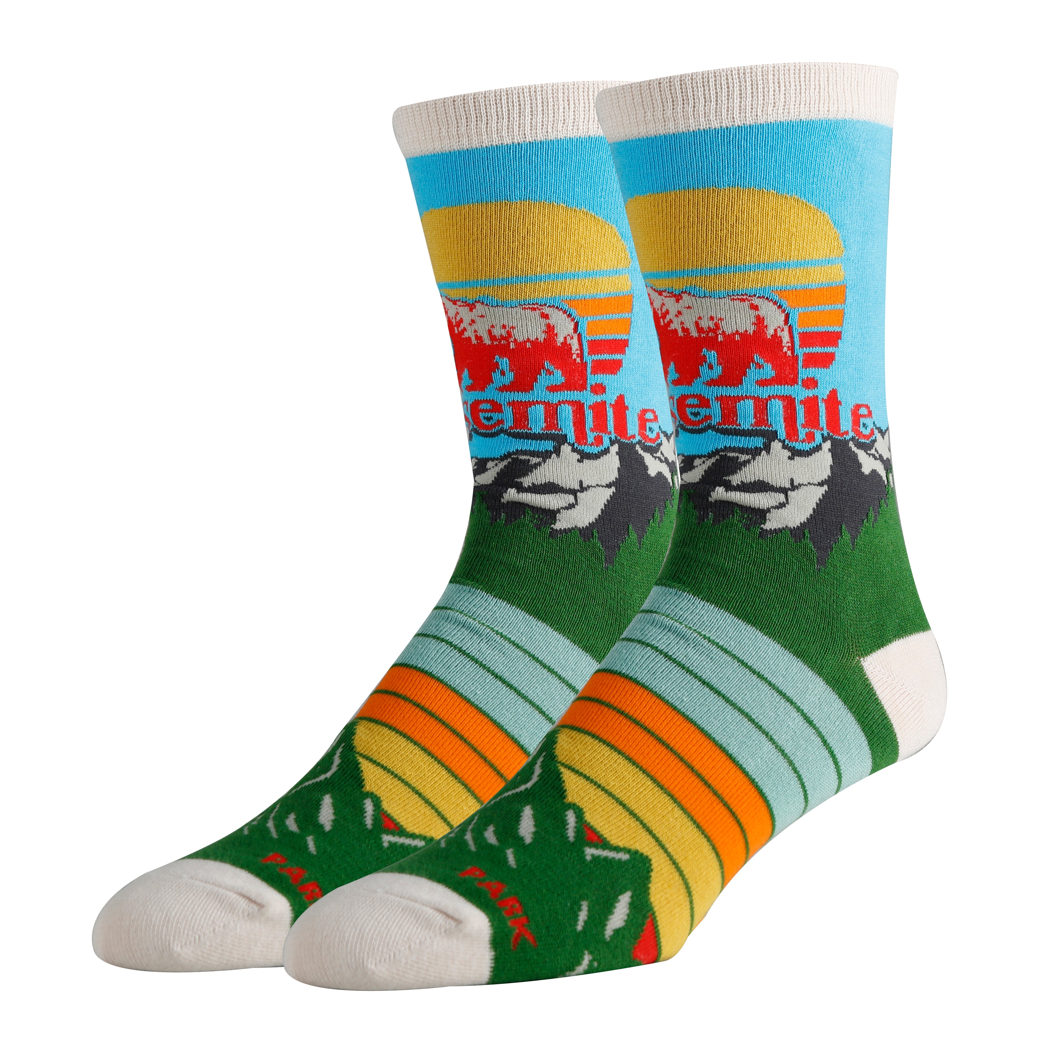 Yosemite Socks | Novelty Crew Socks For Men