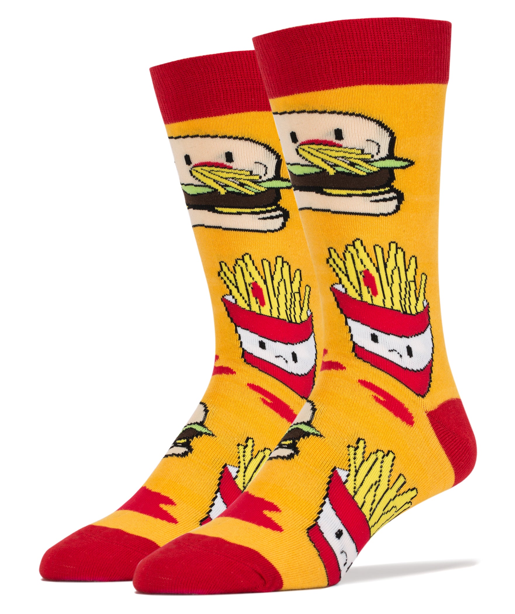 Super Size Socks Food Crew Socks For Men Oooh Yeah Socks super-size-socks-food-crew-socks-for-men-oooh-yeah-socks
