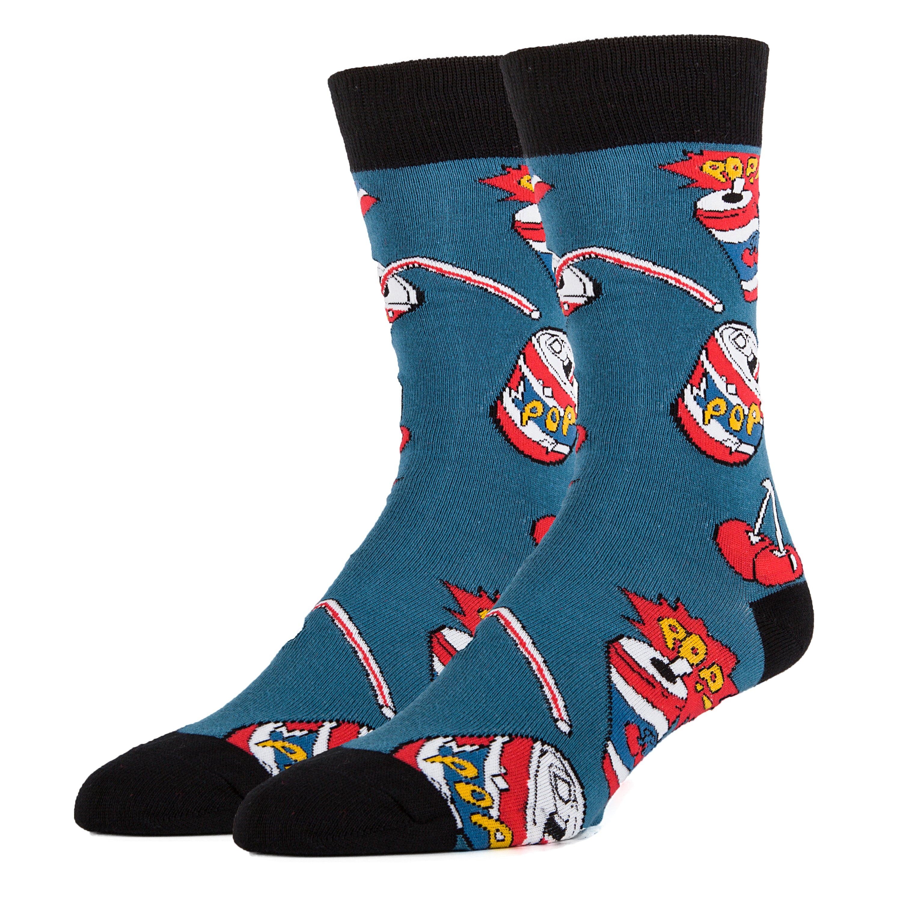 Cherry Pop Socks | Novelty Crew Socks For Men