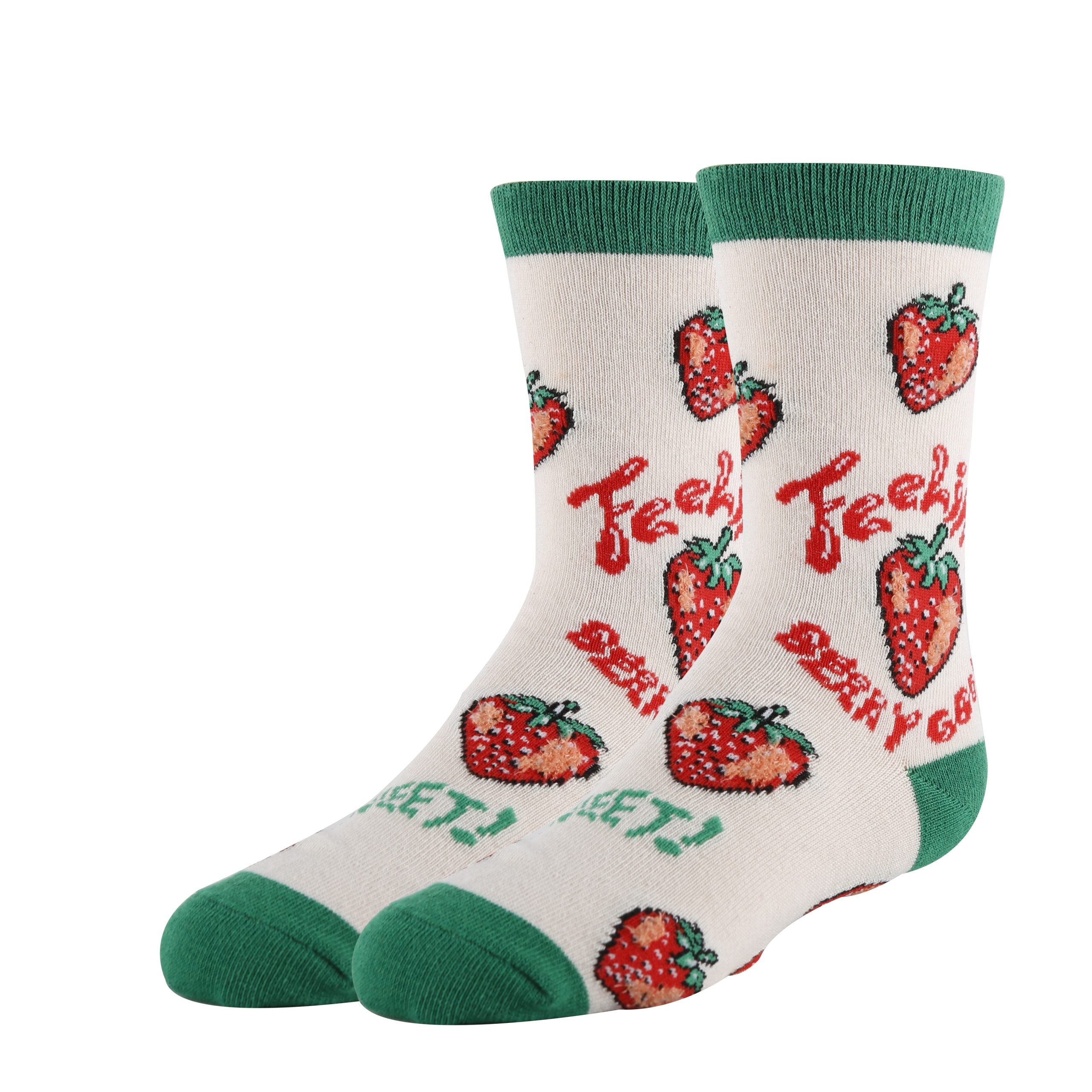 Berry Good Socks | Funny Crew Socks for Kids