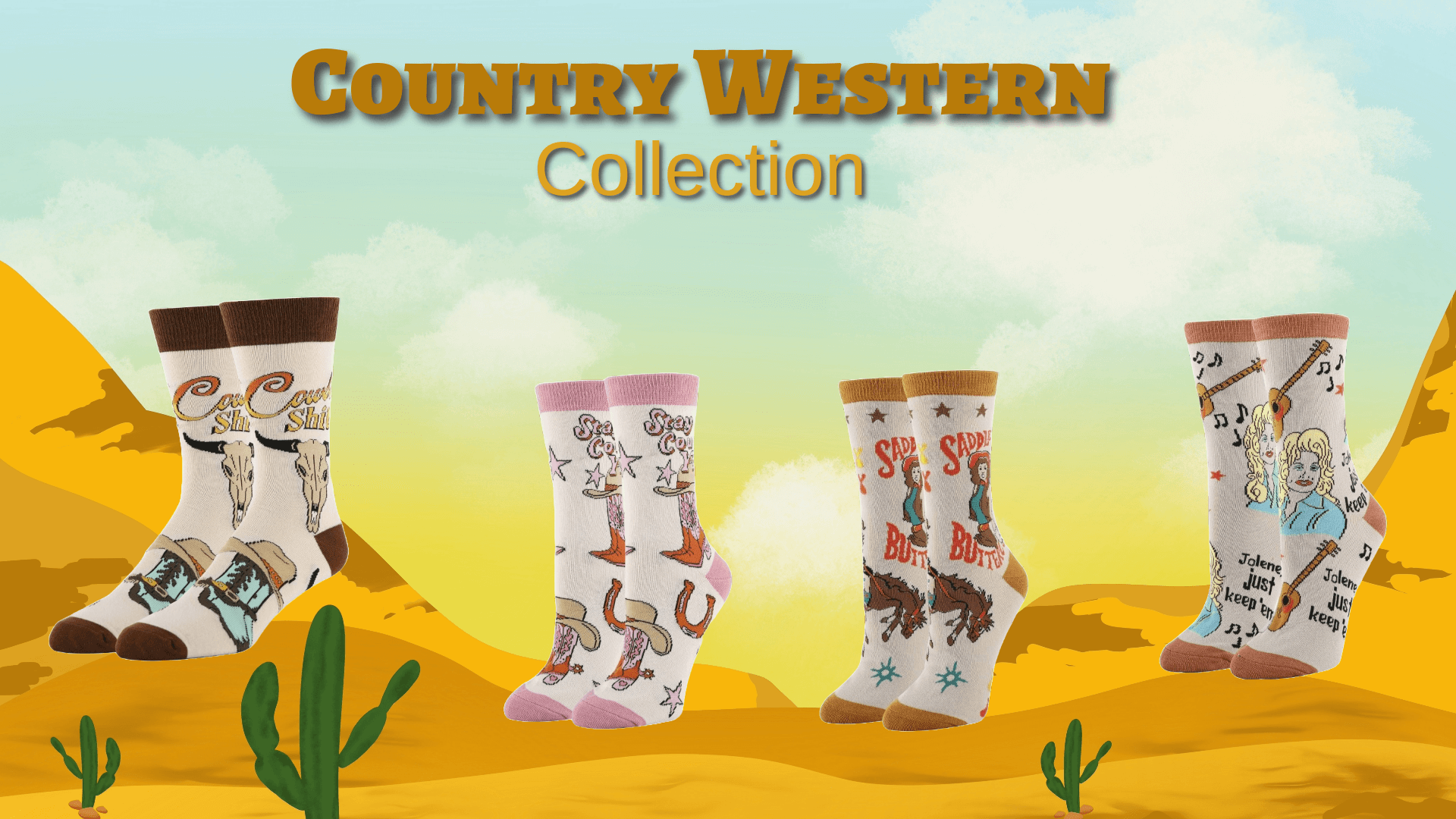 Country Socks - Western Collection!