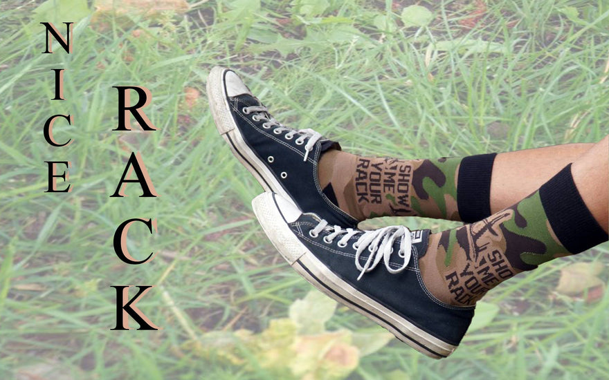 Nice Rack Socks: Bold, Camouflaged, and Ready to Hunt for Laughs