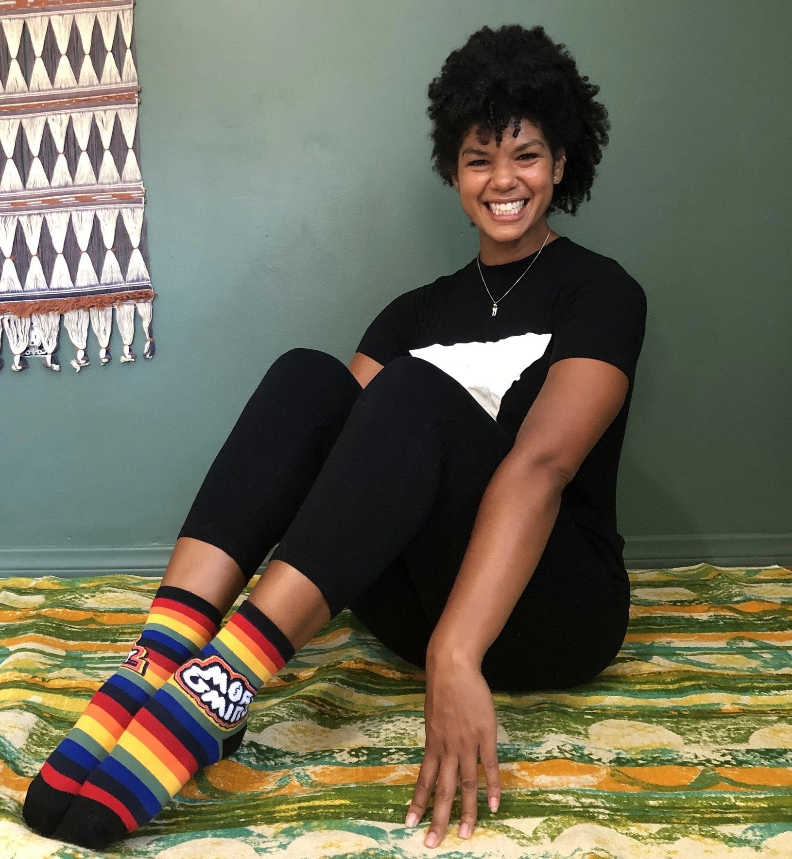 Aloe You Socks, Novelty Crew Socks For Women