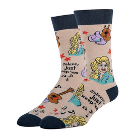 Just Keep'em Socks | Funny Crew Socks for Men