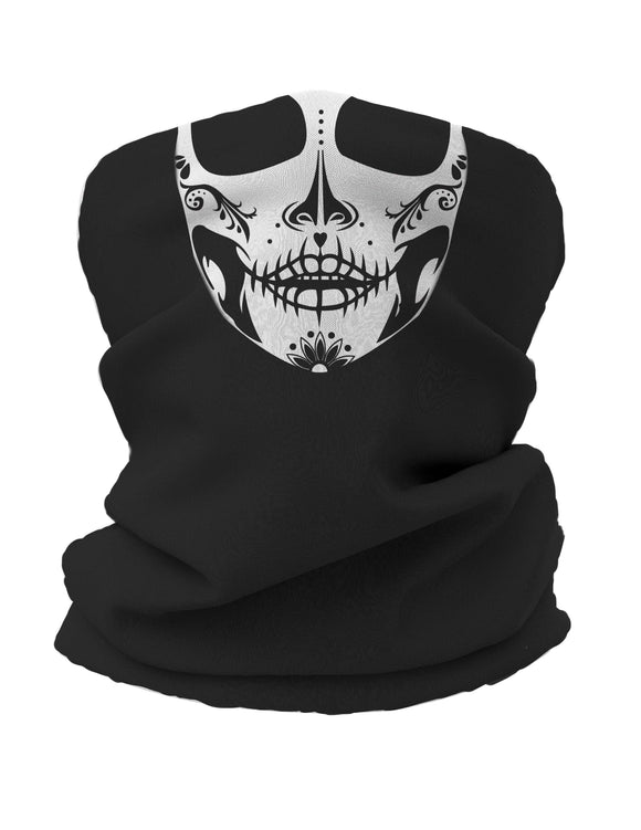 Dia Muertos Bandana, Gaiter Neck & Face Covering