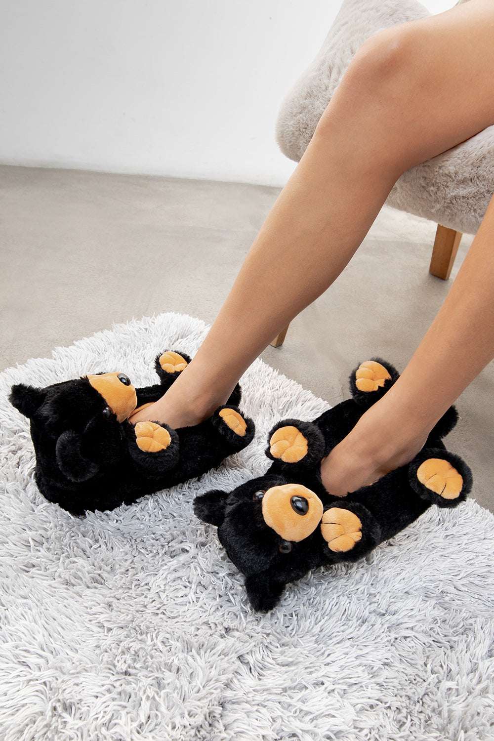 Bear Slippers Monkey Feet Slippers Kids Boys Girls Novelty 3D