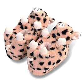 Pair of pink pig slippers for kids
