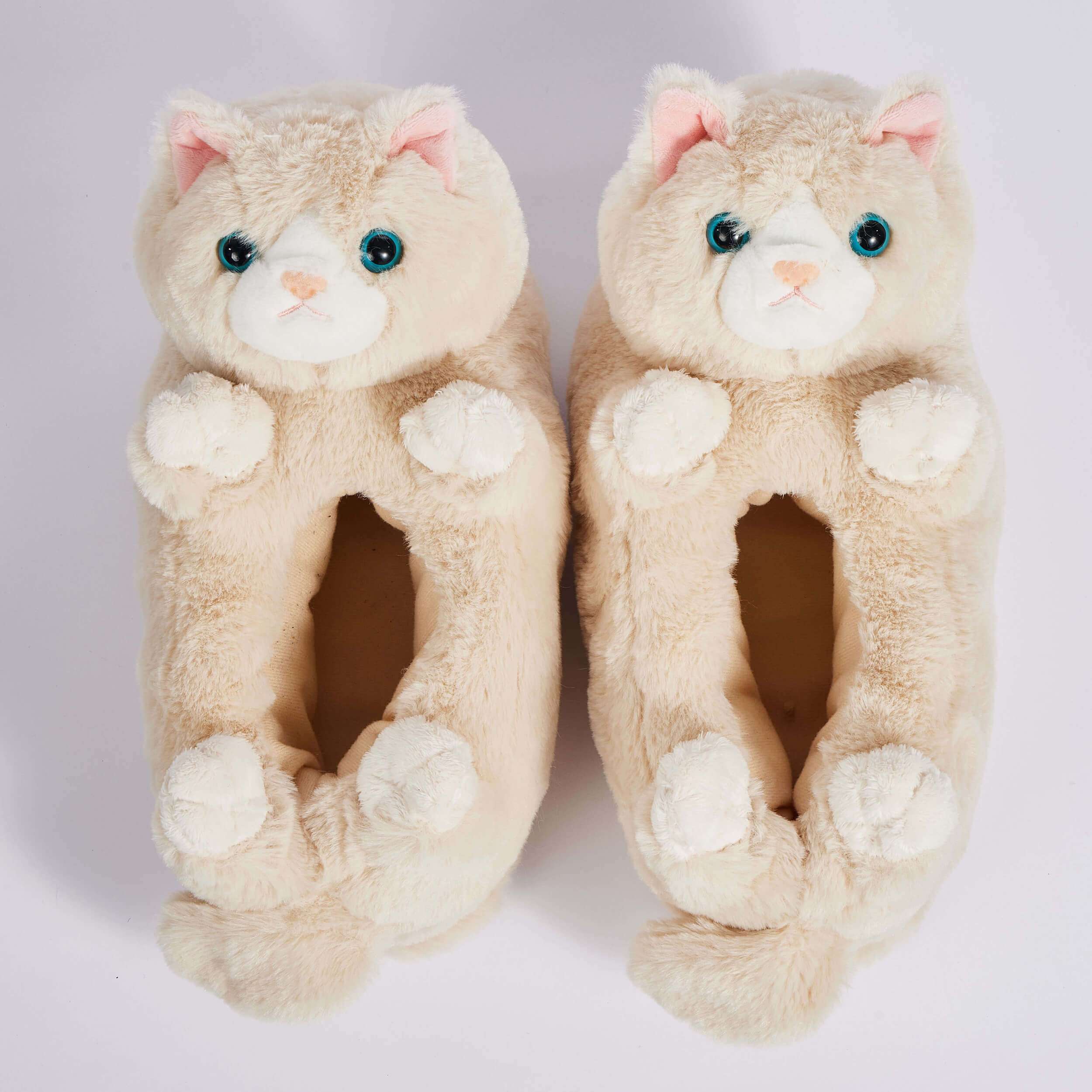 Molly the Kitty Fuzzy Non-Slip Cute Slippers for Women Oooh
