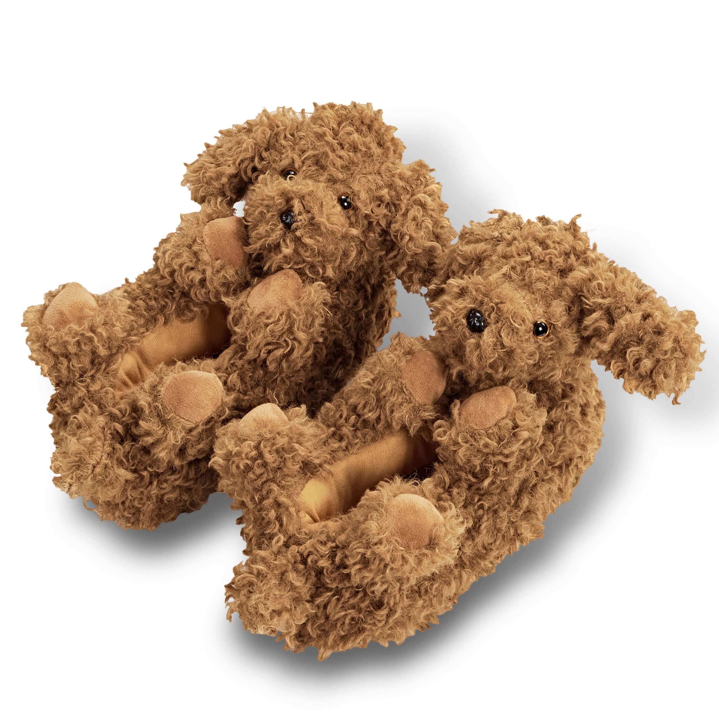 Coco the Doodle | Fuzzy Non-Slip Slippers for Kids | Oooh Yeah! Socks