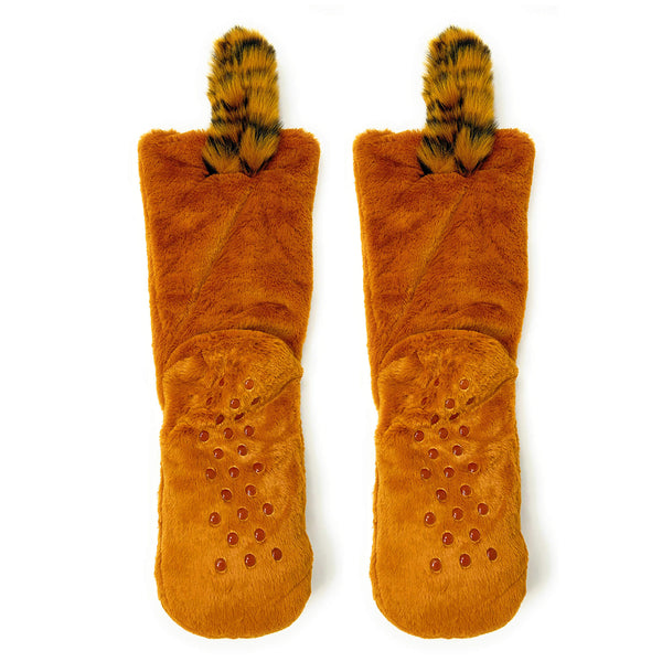 Red Panda Slipper Socks