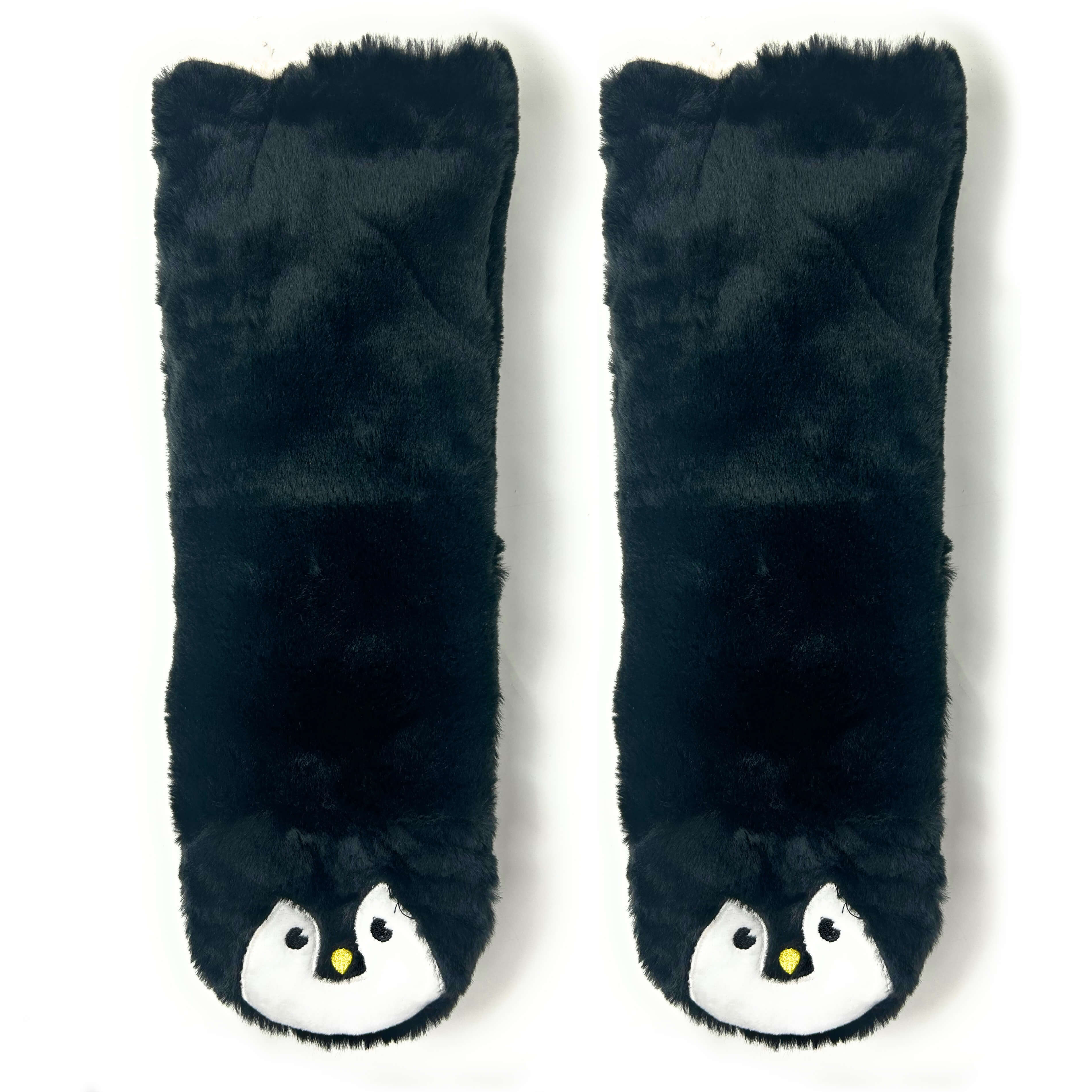 Women's Cute Penguin Fuzzy Slipper Socks