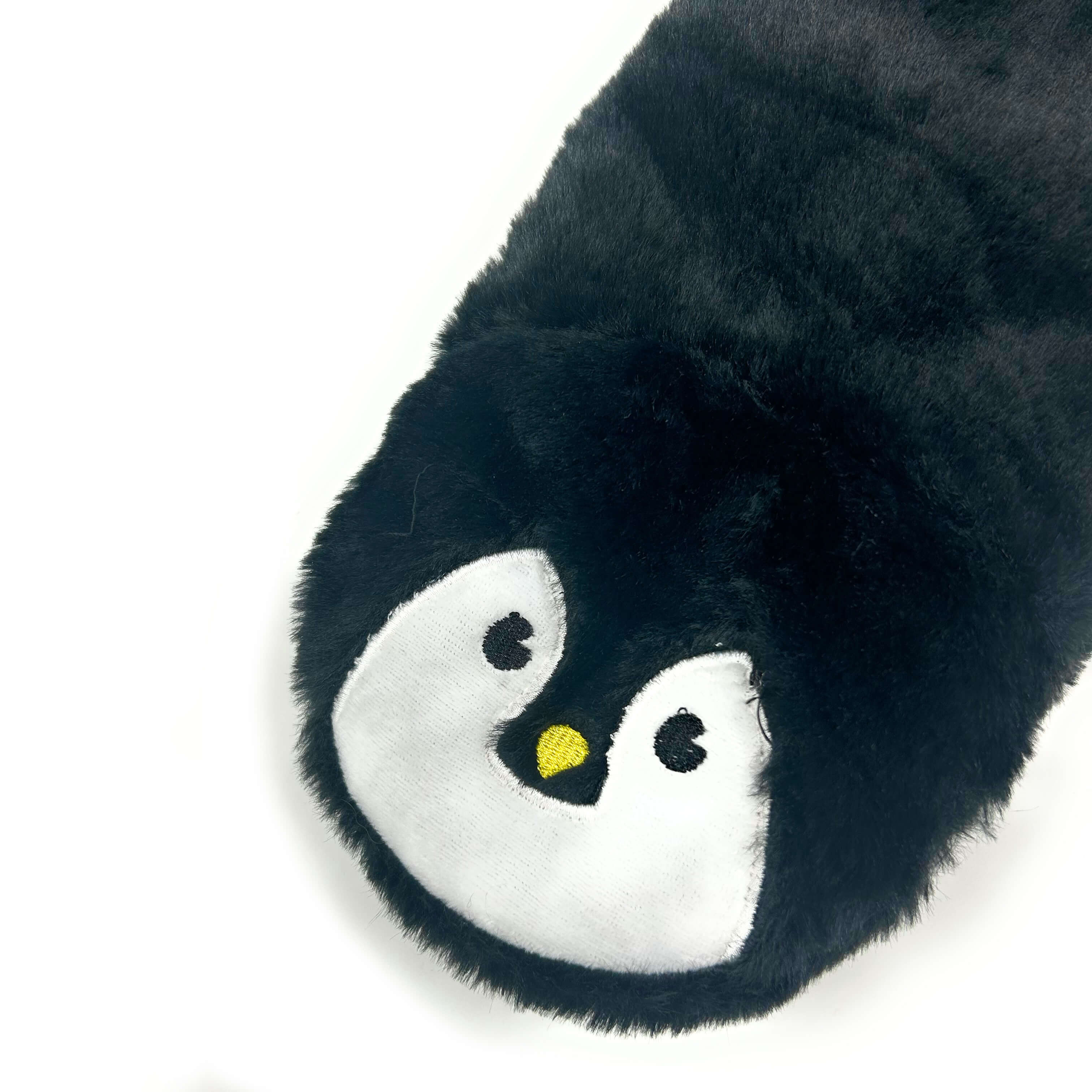 Calcetines tipo pantuflas de felpa de pingüino