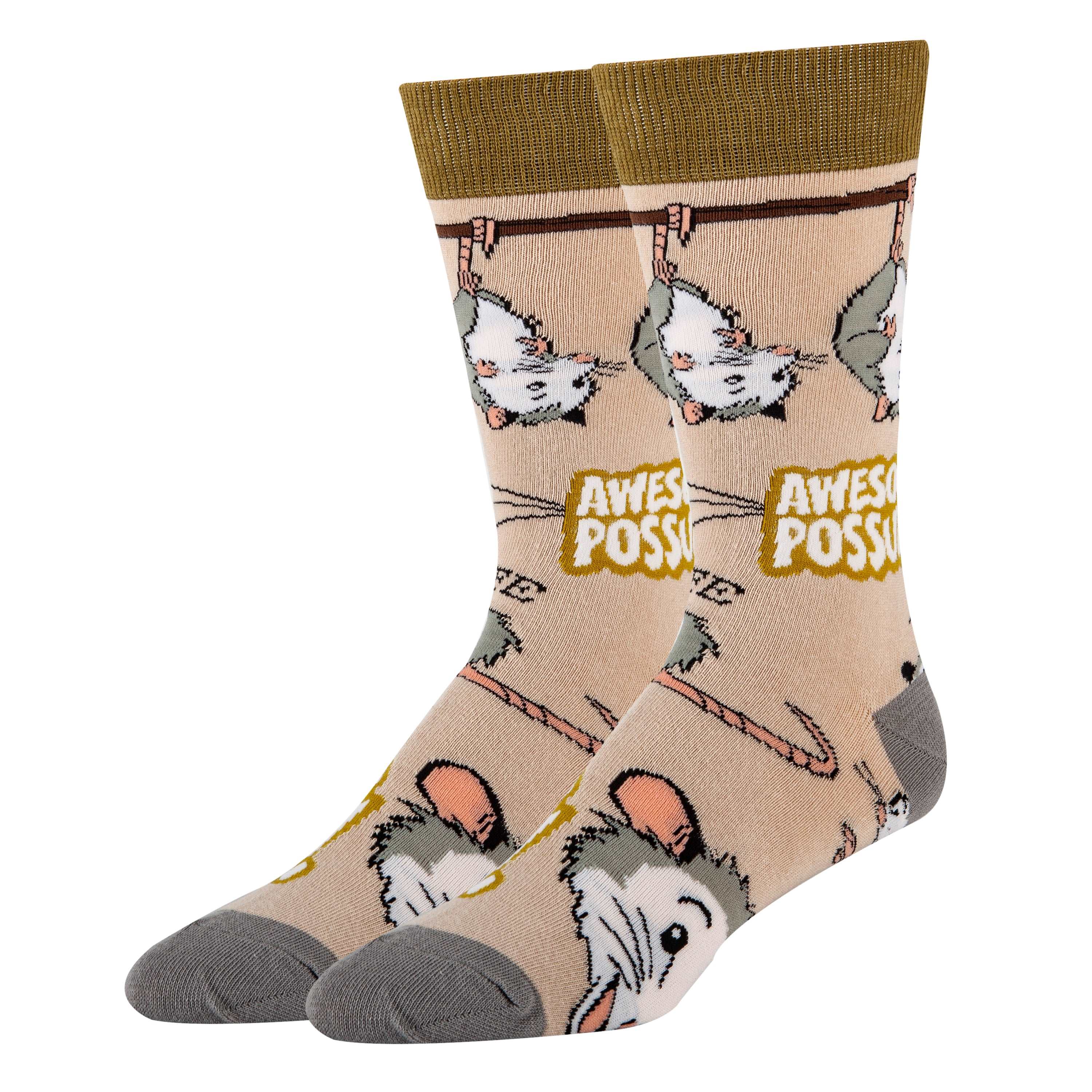 Anything Is Possumble Socks | Funny Socks For Men