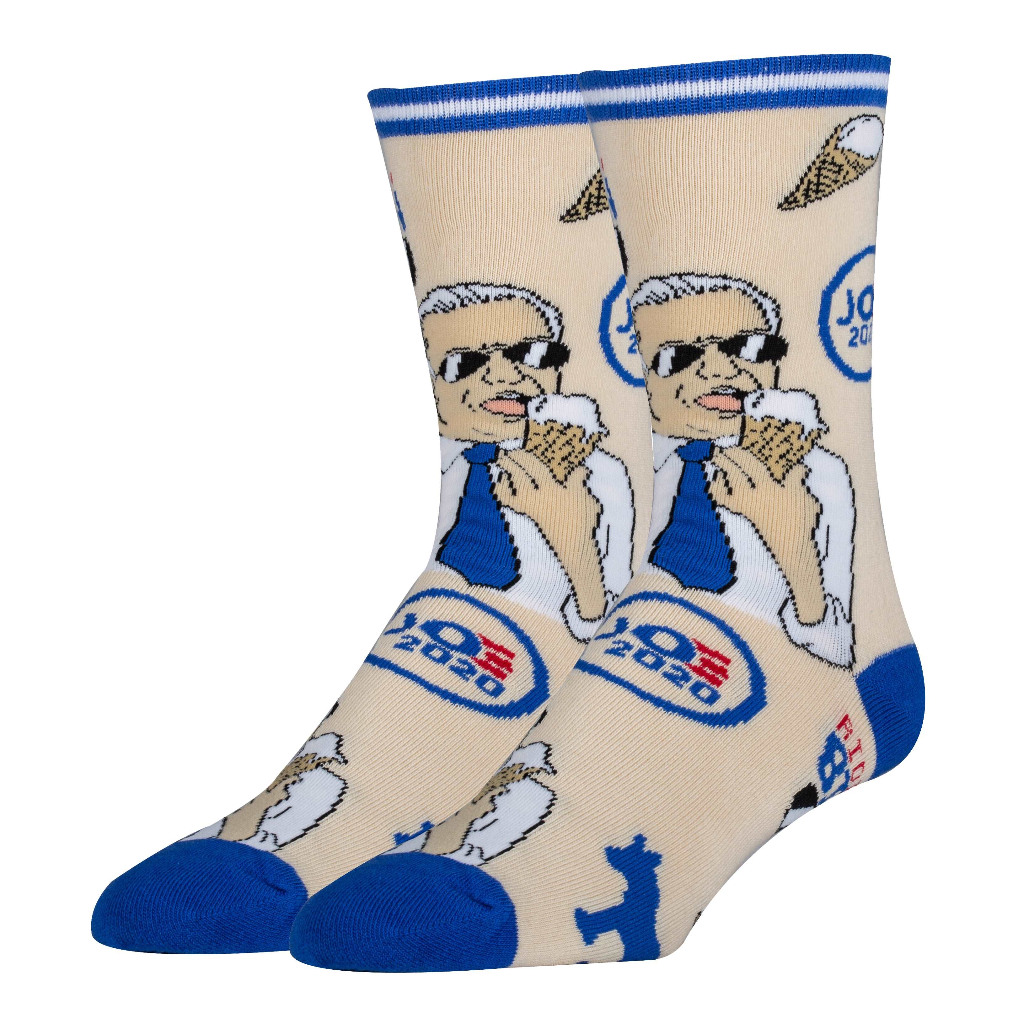 Biden My Time Socks | Novelty Crew Socks For Men