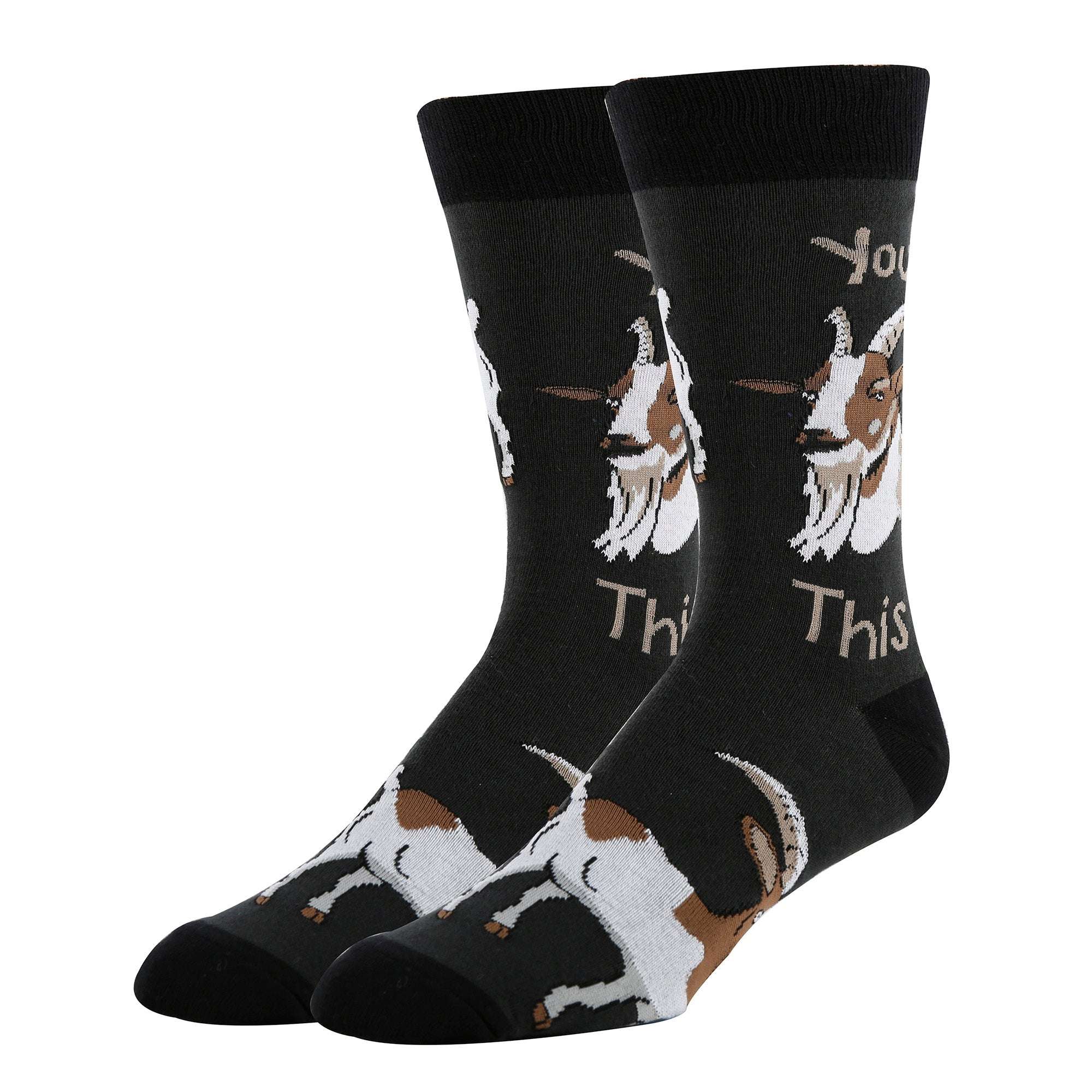 You Goat This Socks | Funny Crew Socks for Men