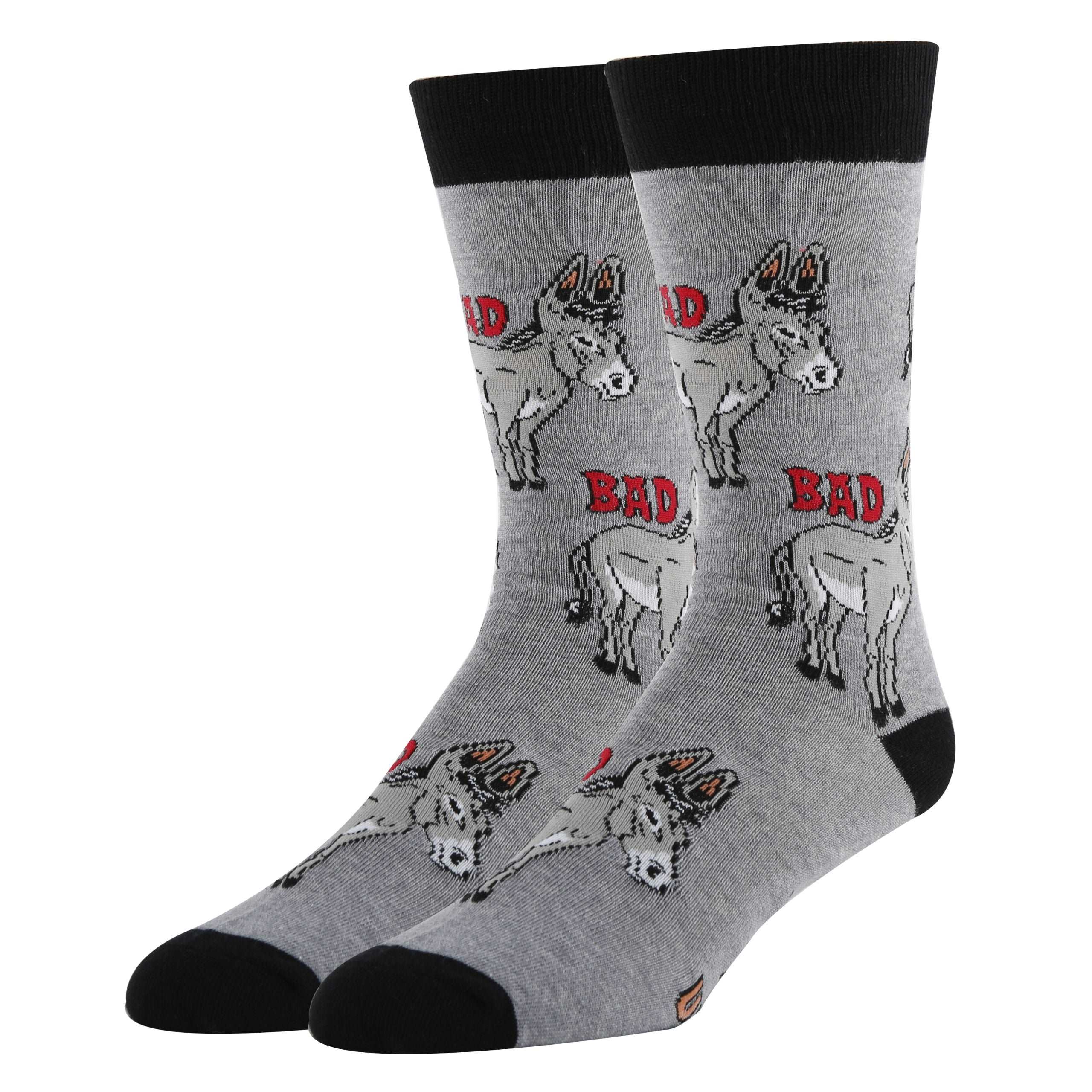 Bad Ass Socks | Funny Crew Socks for Men