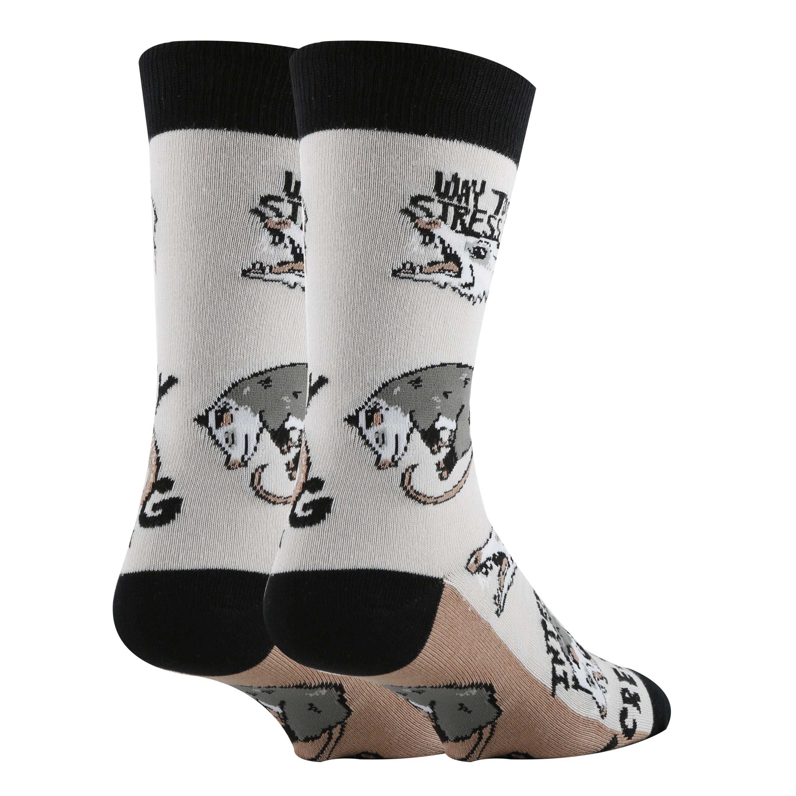 Stressed Opossum Socks