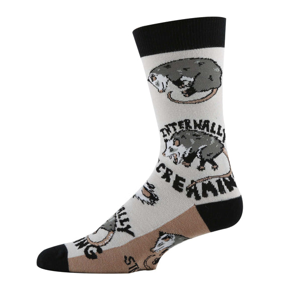 Stressed Opossum Socks