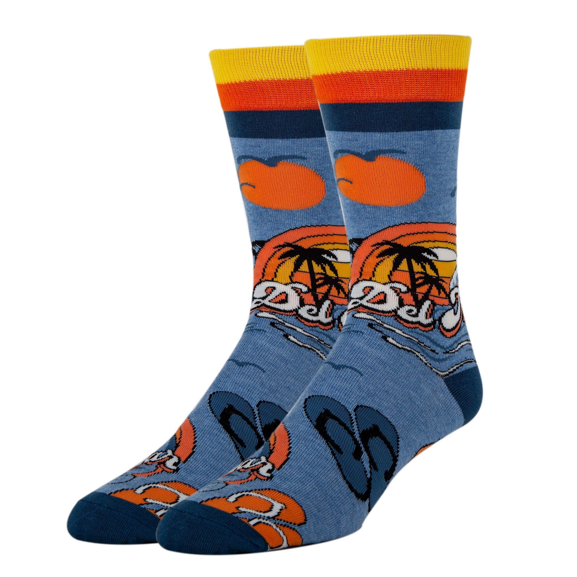 Del Mar-Mens Crew Socks 