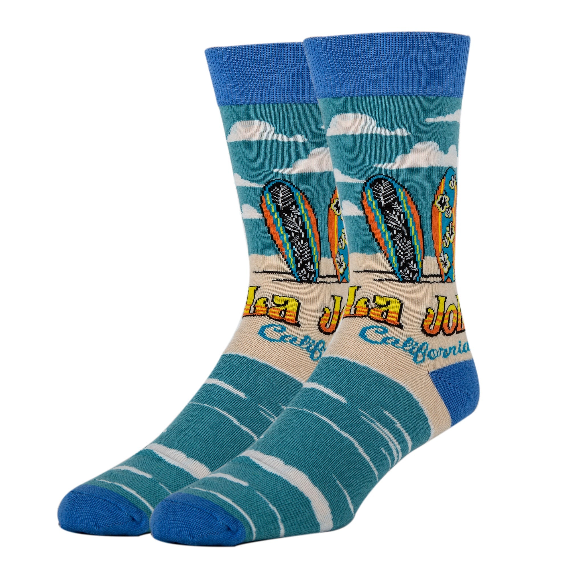 La Jolla-Mens Crew Socks 