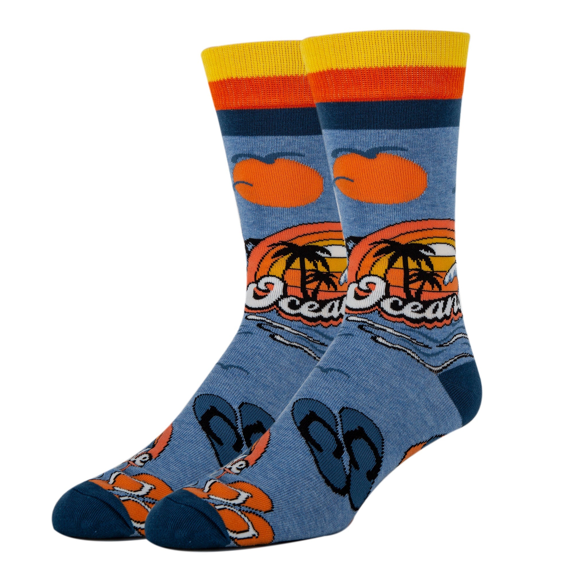 Oceanside-Mens Crew Socks 