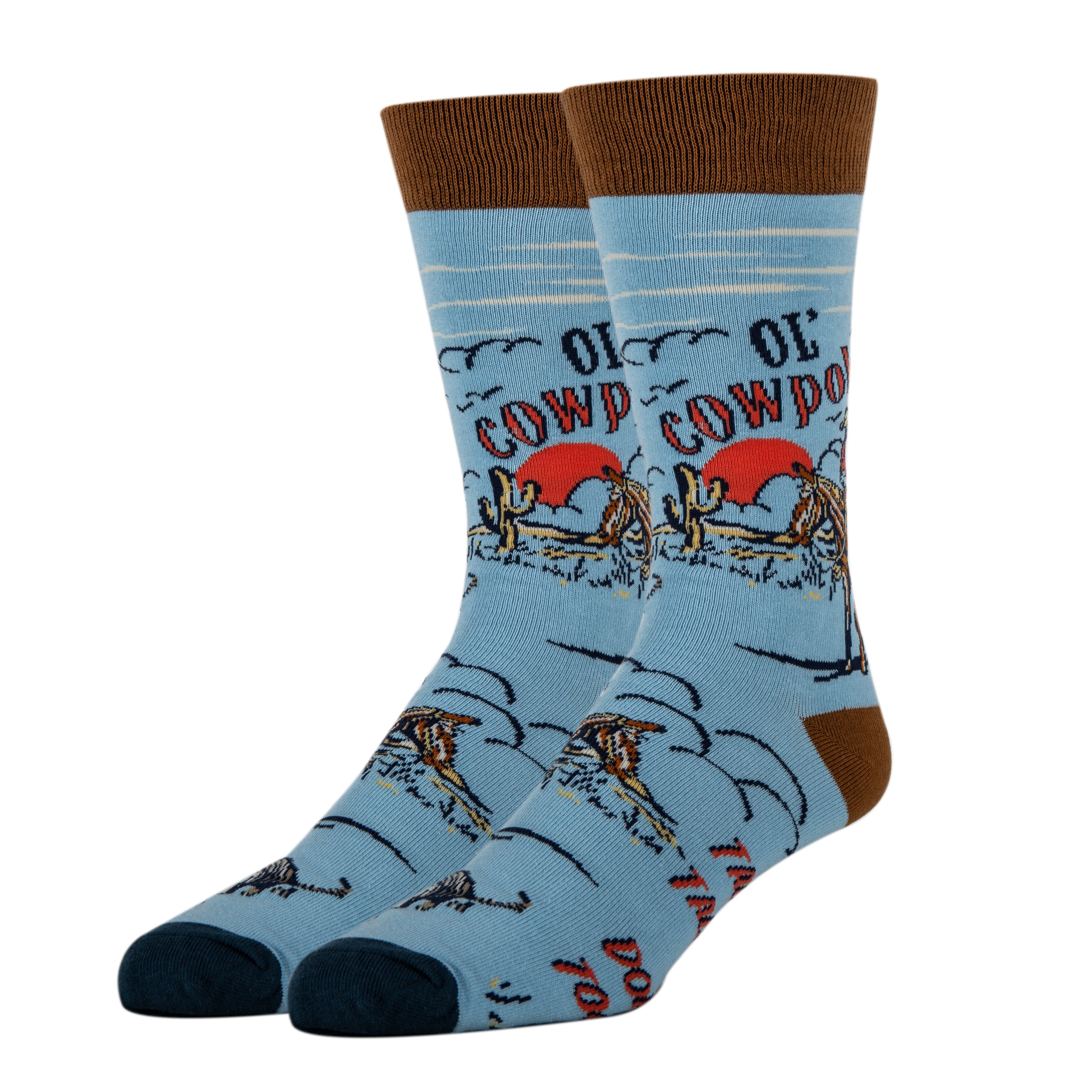 Cowpoke-Mens Crew Socks 