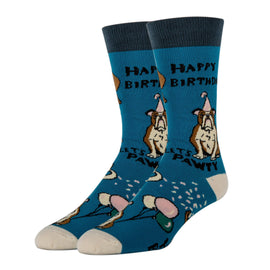 Happy Pawty-Mens Crew Socks 