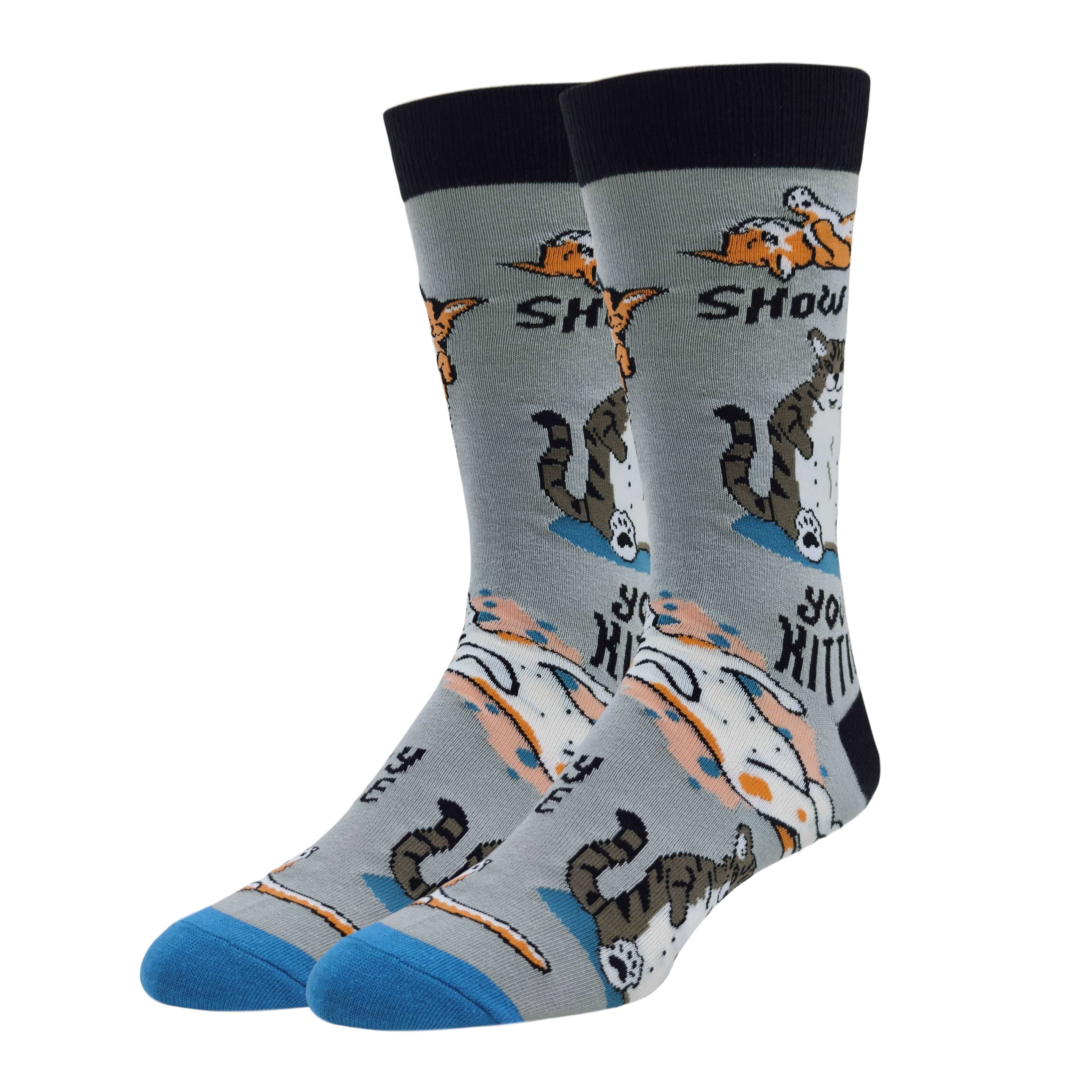 Kitties-Mens Crew Socks 