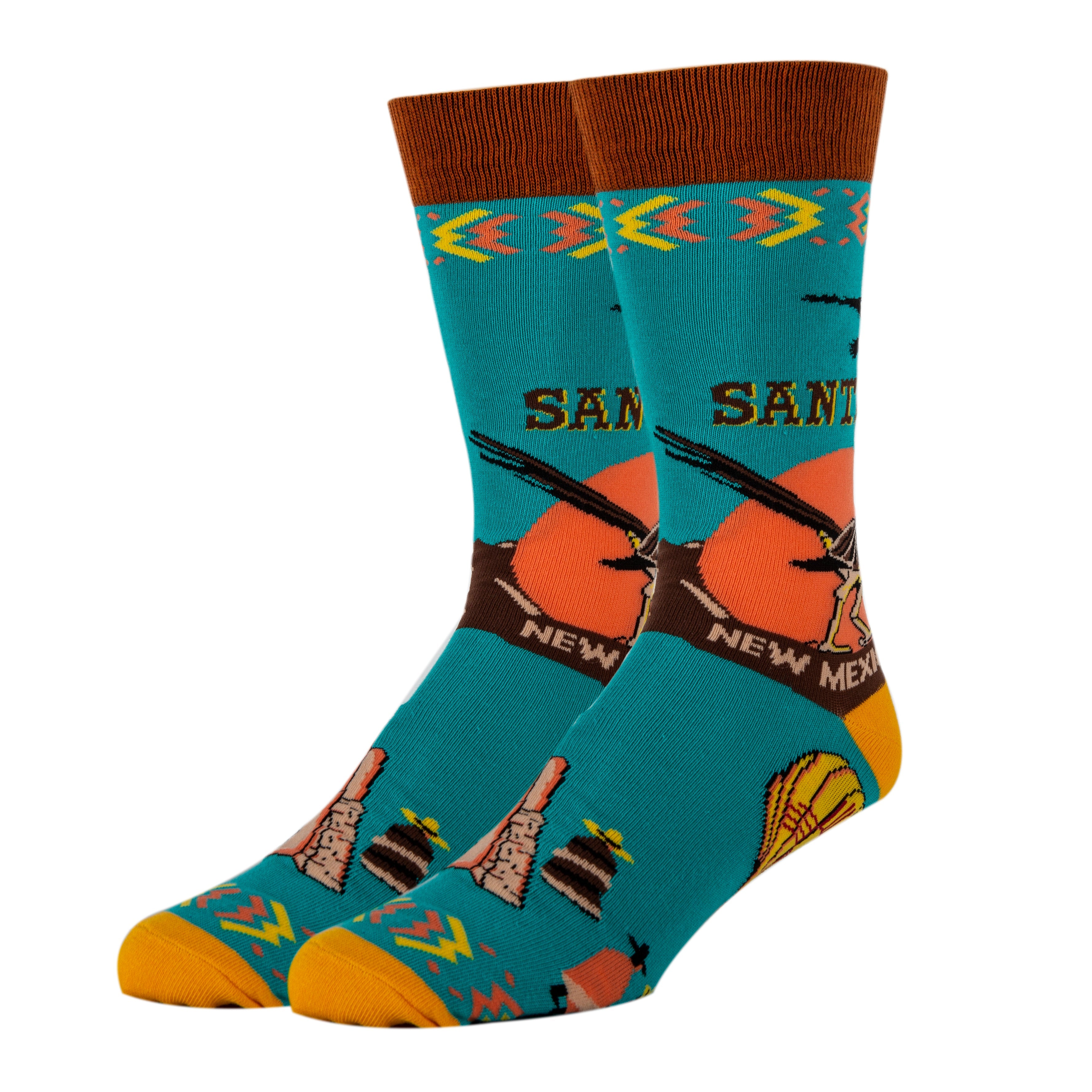 Santa Fe-Mens Crew Socks 