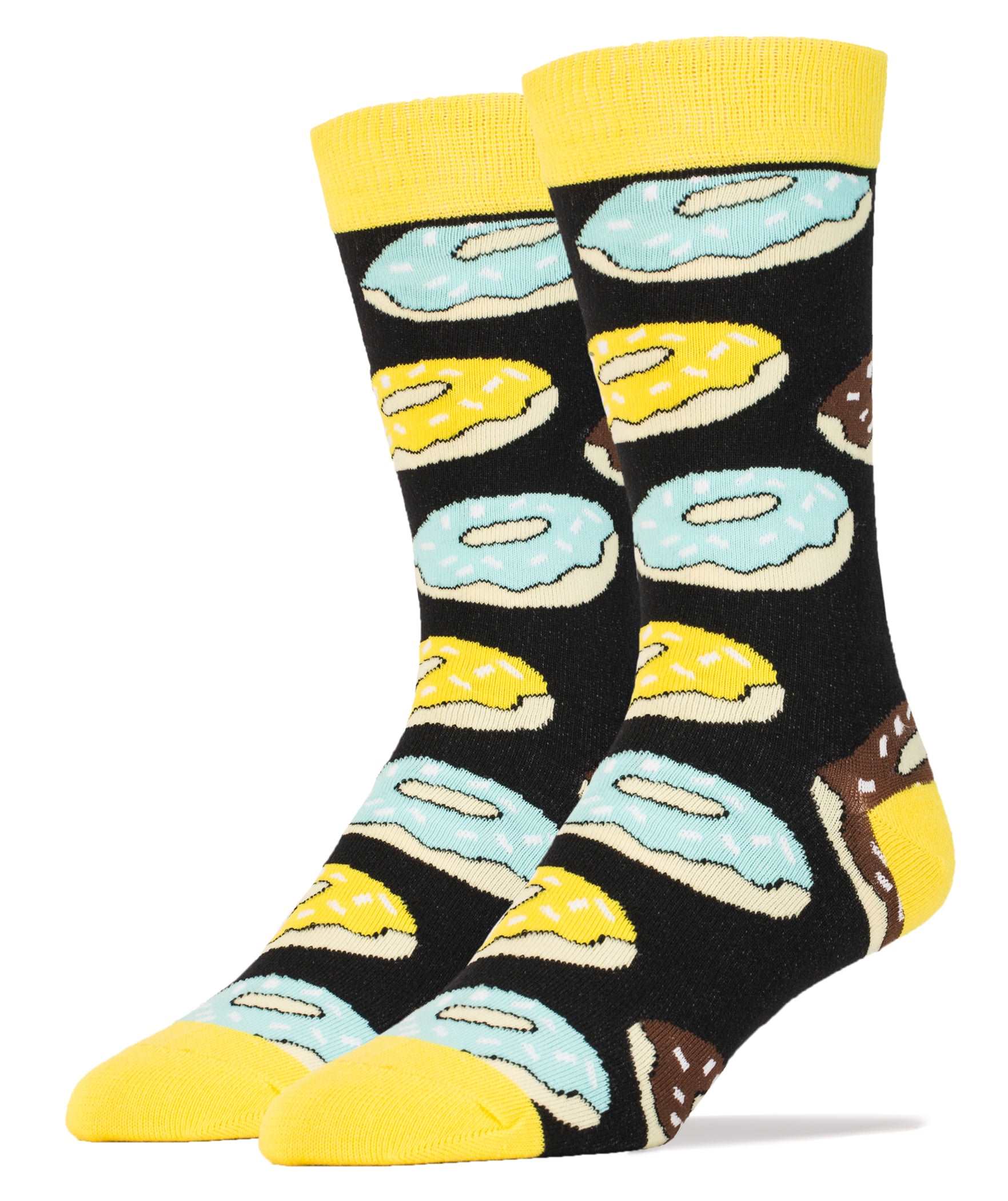 Donut Magic Socks | Food Crew Socks for Men