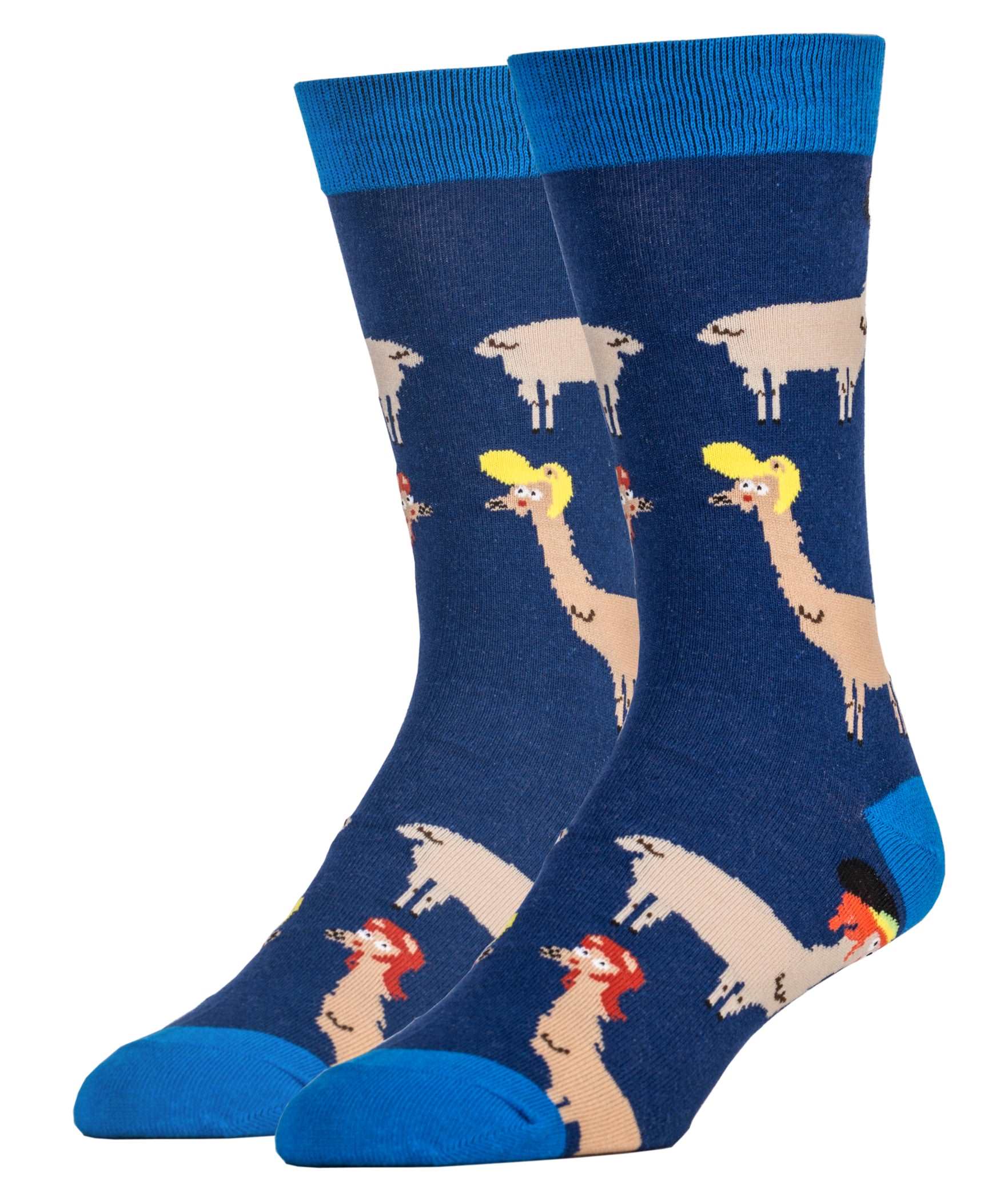 Drama Llama Socks | Funny Crew Socks For Men