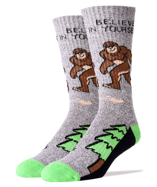 Buy gray Believe Socks