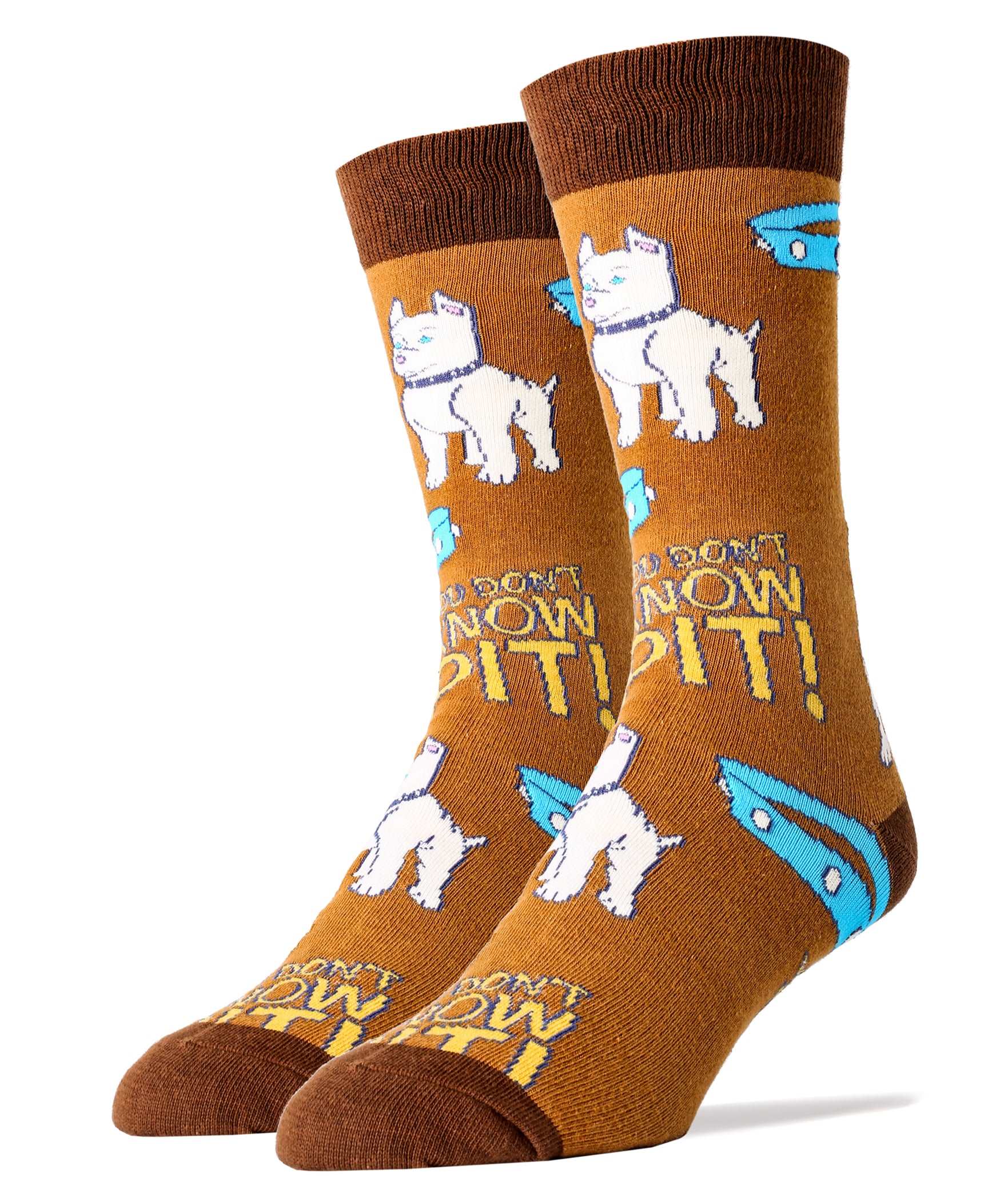 Don't Know Pit Socks | Funny Crew Socks For Men