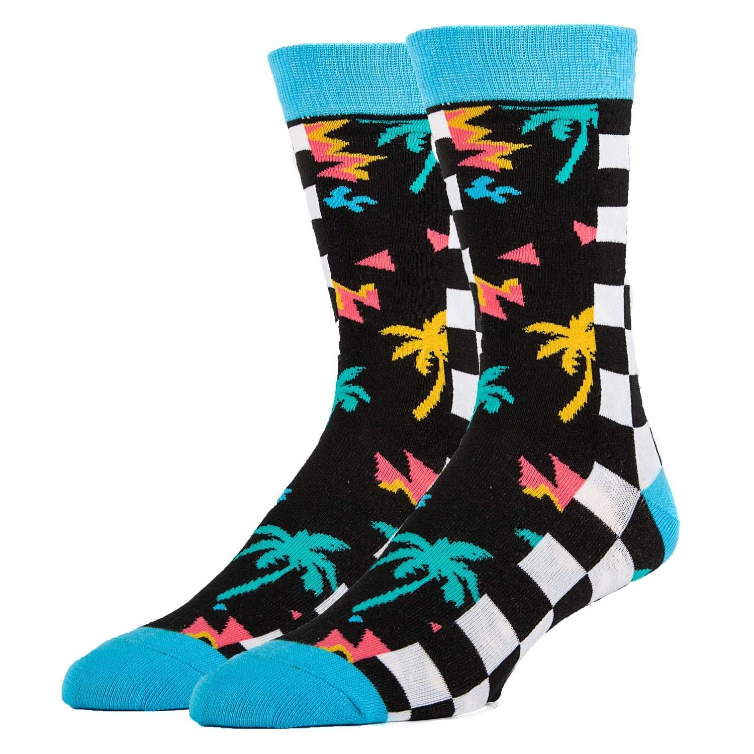 90's Board Socks | Novelty Crew Socks For Men