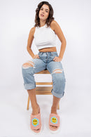 Happy Days Slip On Slides-2