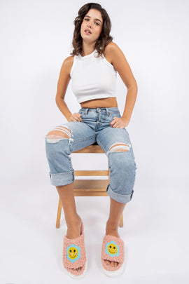 Happy Days Slip On Slides - 0