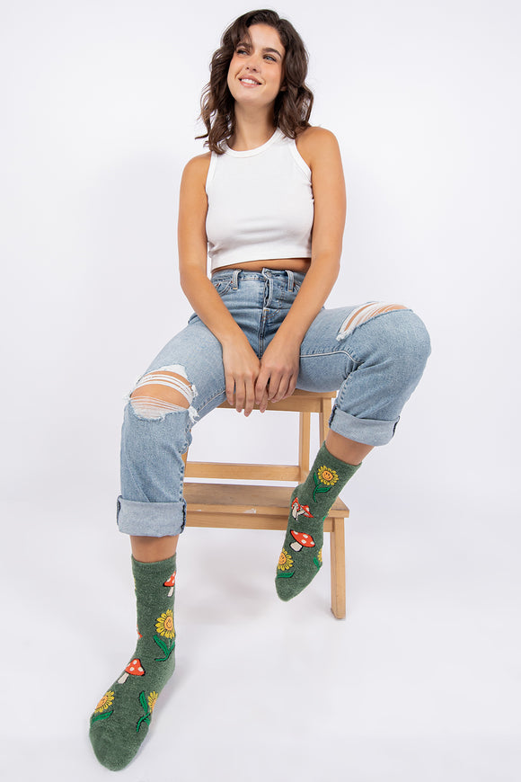 Mushroom Fields Socks