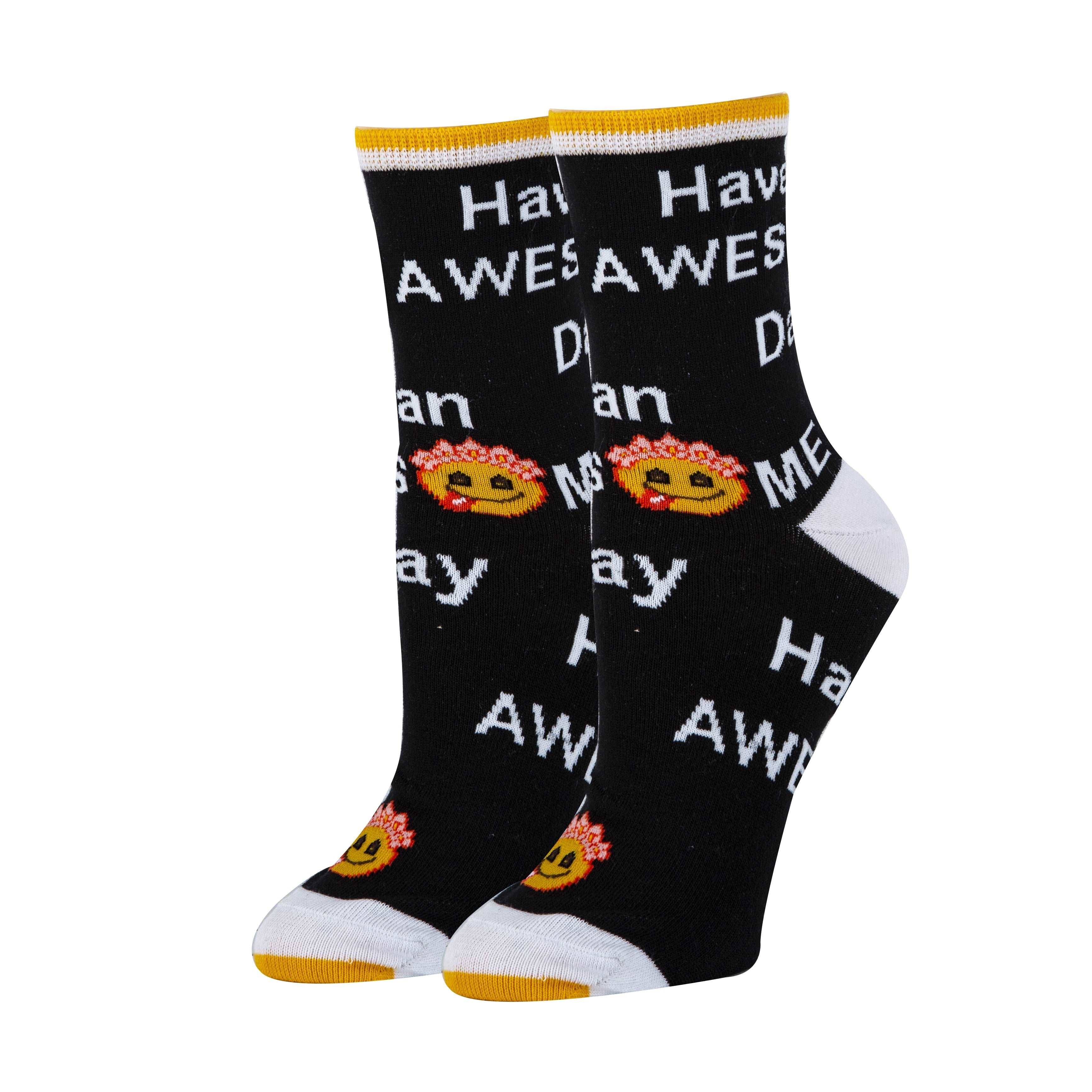 Awesome Socks | Novelty Crew Socks For Women | Oooh Yeah! Socks