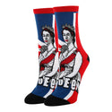Queen E BLK Socks