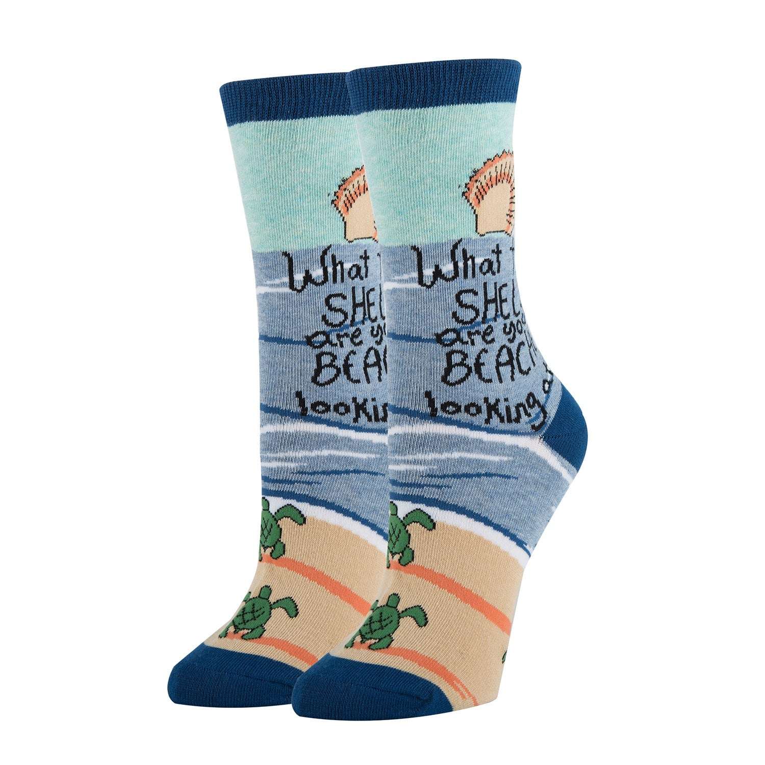 What The Shell Socks | Novelty Crew Socks For Womens | Oooh Yeah! Socks