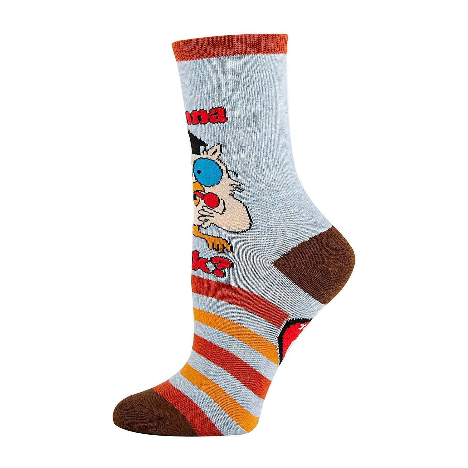 Wanna Lick Socks | Novelty Crew Socks For Womens | Oooh Yeah