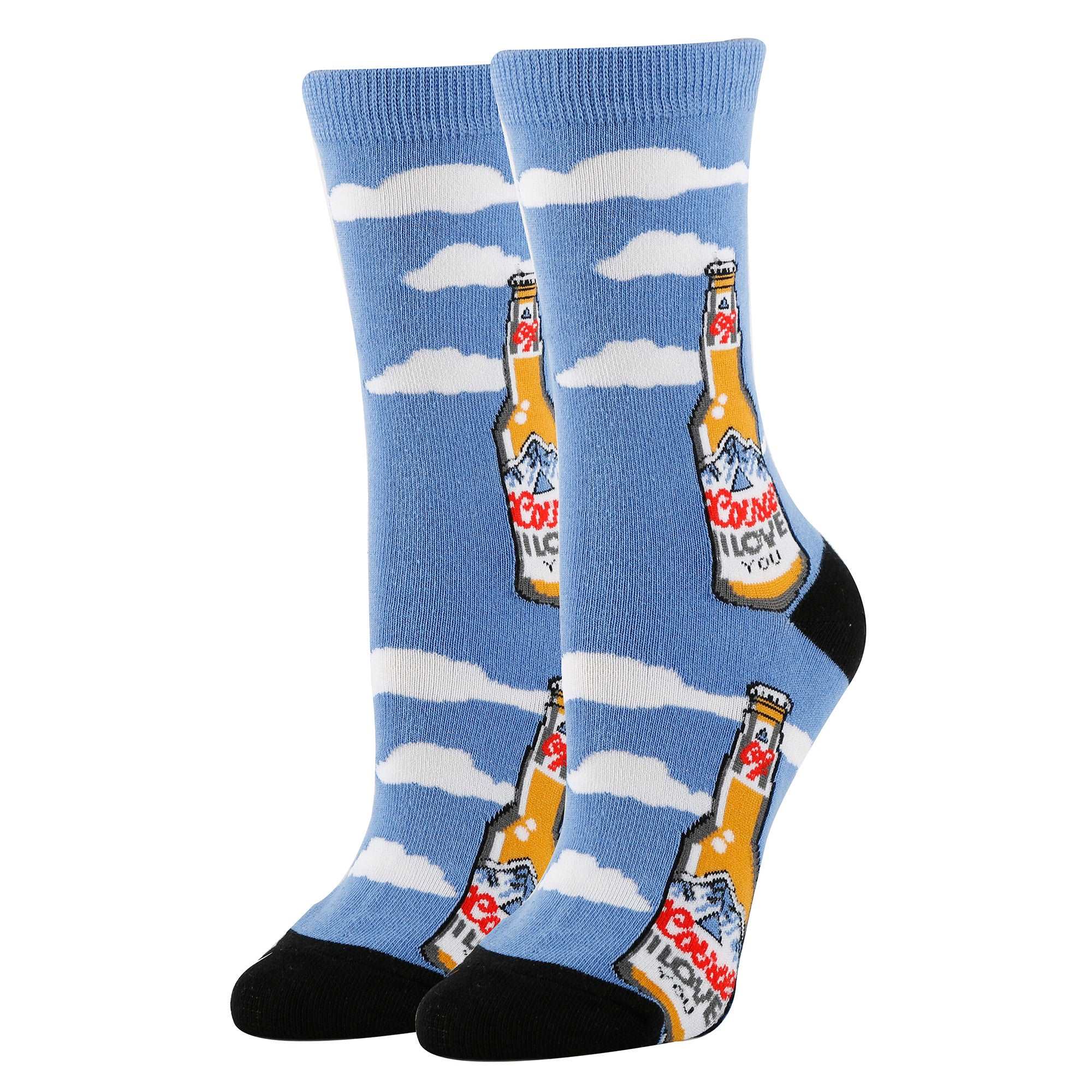 Course I Love U Socks | Novelty Crew Socks For Women