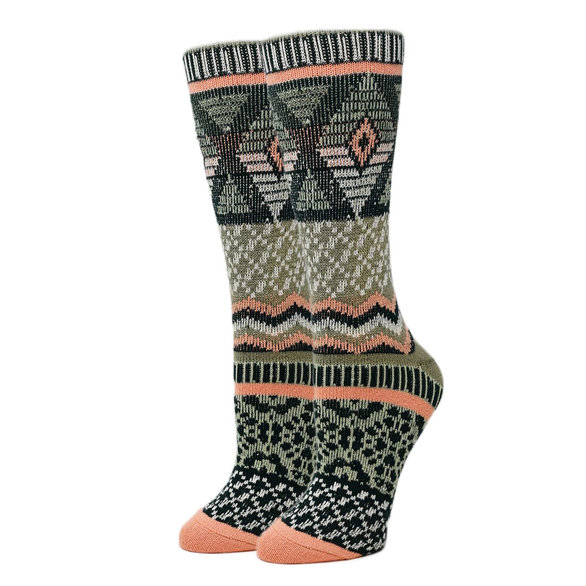 Emma Roll Top Cotton Crew Socks 3 PK