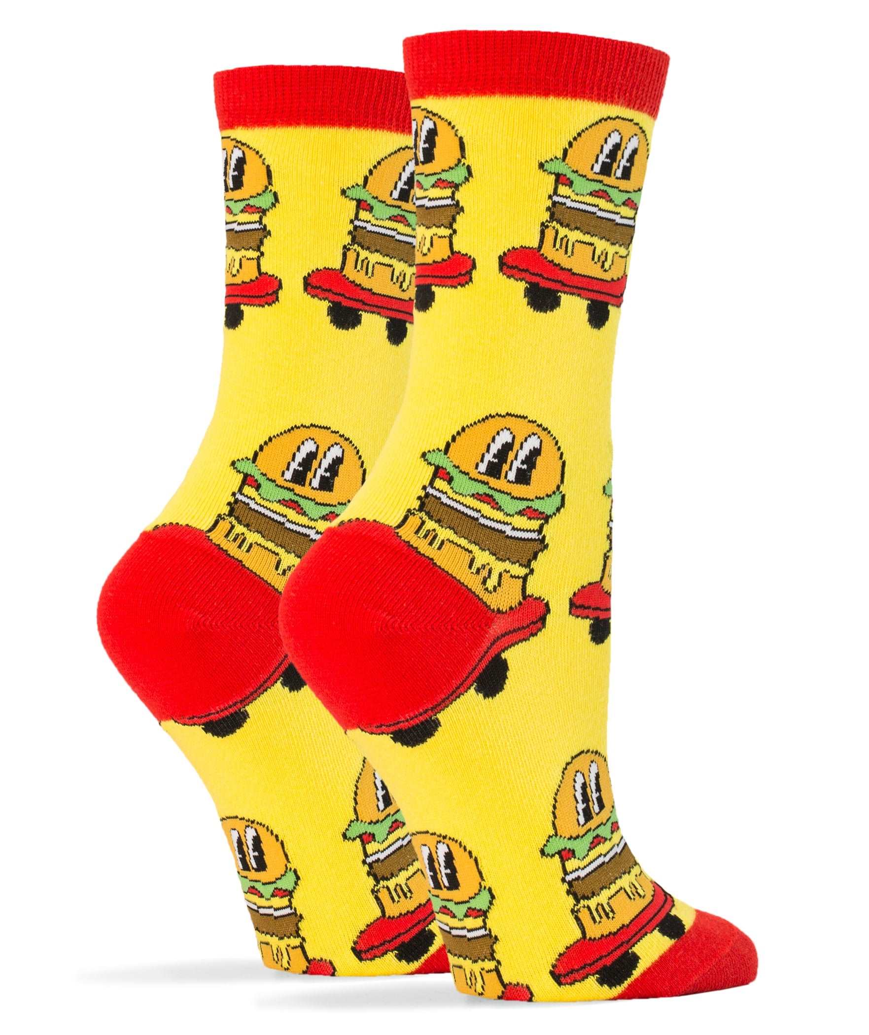 burgers-on-wheels-womens-crew-socks-3-oooh-yeah-socks