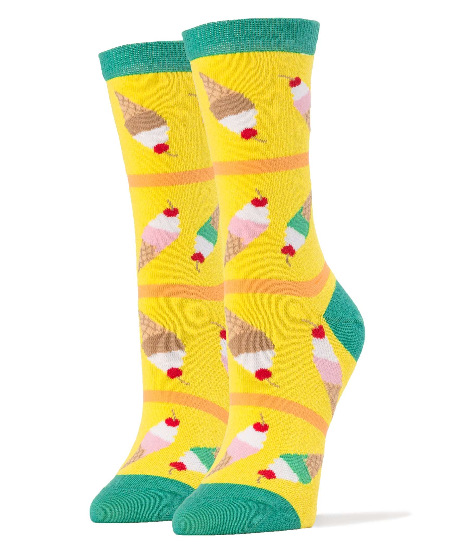 Cherry on Top Socks | Novelty Crew Socks For Women