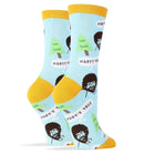 bob-ross-happy-tree-blue-womens-crew-socks-2-oooh-yeah-socks
