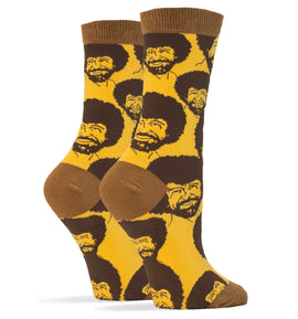 bob-ross-flash-mob-womens-crew-socks-2-oooh-yeah-socks