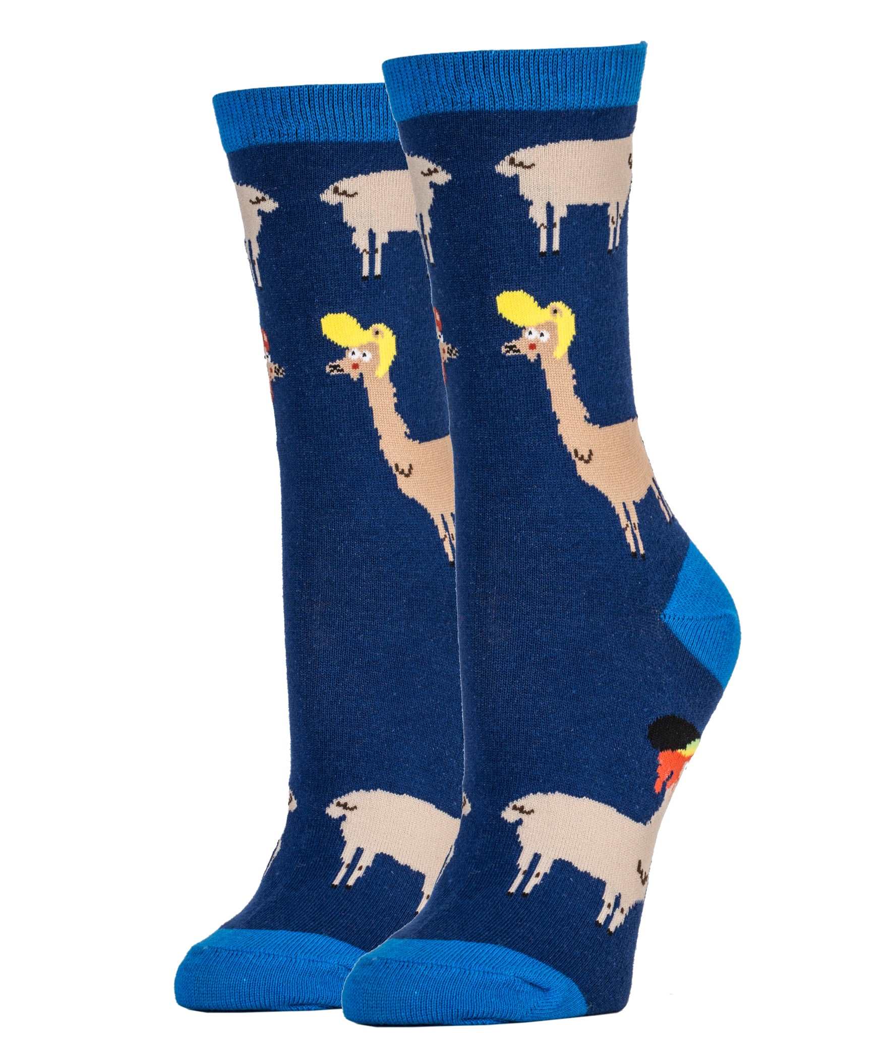 Drama Llama Socks | Novelty Crew Socks For Women