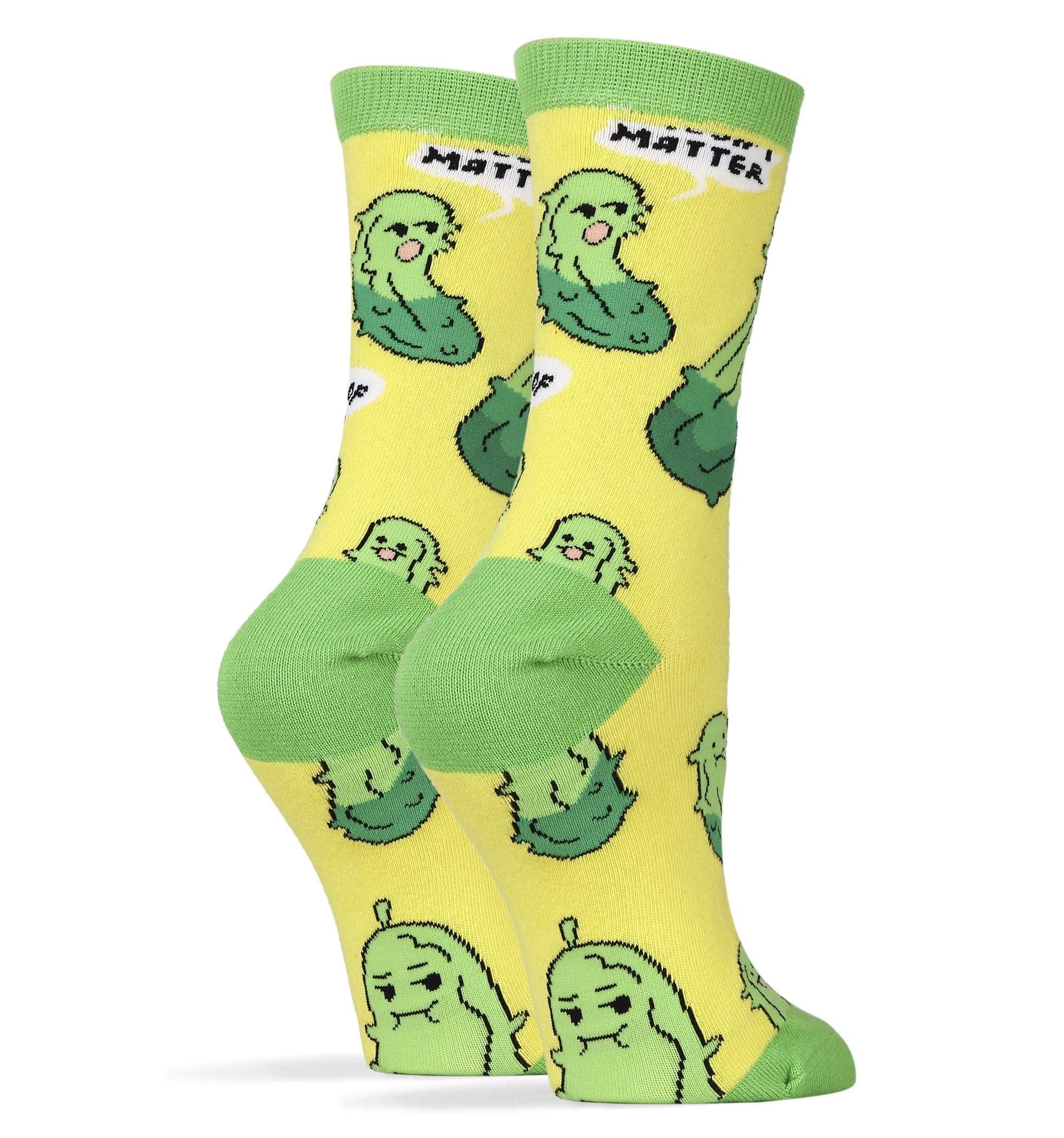 big-dill-womens-crew-socks-2-oooh-yeah-socks